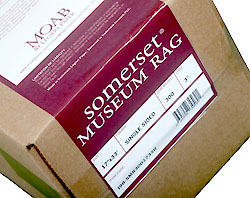 17" x 33' Somerset Museum Rag 300gsm, smooth surface, 100% mould made cotton roll