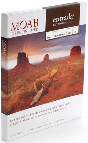 Moab Entrada Natural, A Cotton Rag Paper, 290/300