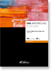 SIHL MASTERCLASS Textured Matt Cotton Paper, 320