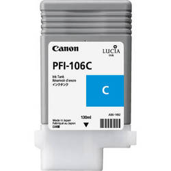 Canon Lucia pigment ink for IPF6300(S)/6350/6400(S)(SE)/6450 130ml - Cyan ( PFI-106C )