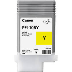 Canon Lucia pigment ink for IPF6300(S)/6350/6400(S)(SE)/6450 130ml - Yellow ( PFI-106Y )