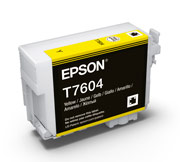 Yellow ink cartridge for Epson SURECOLOR SC-P600, UltraChrome HD Ink, Epson C13T760400