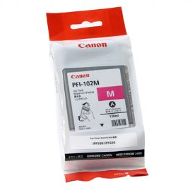 Canon Inkjet Cartridge for iPF 500/510/600/605/610/700/710/720/ 130ml - Magenta (PFI-102M)